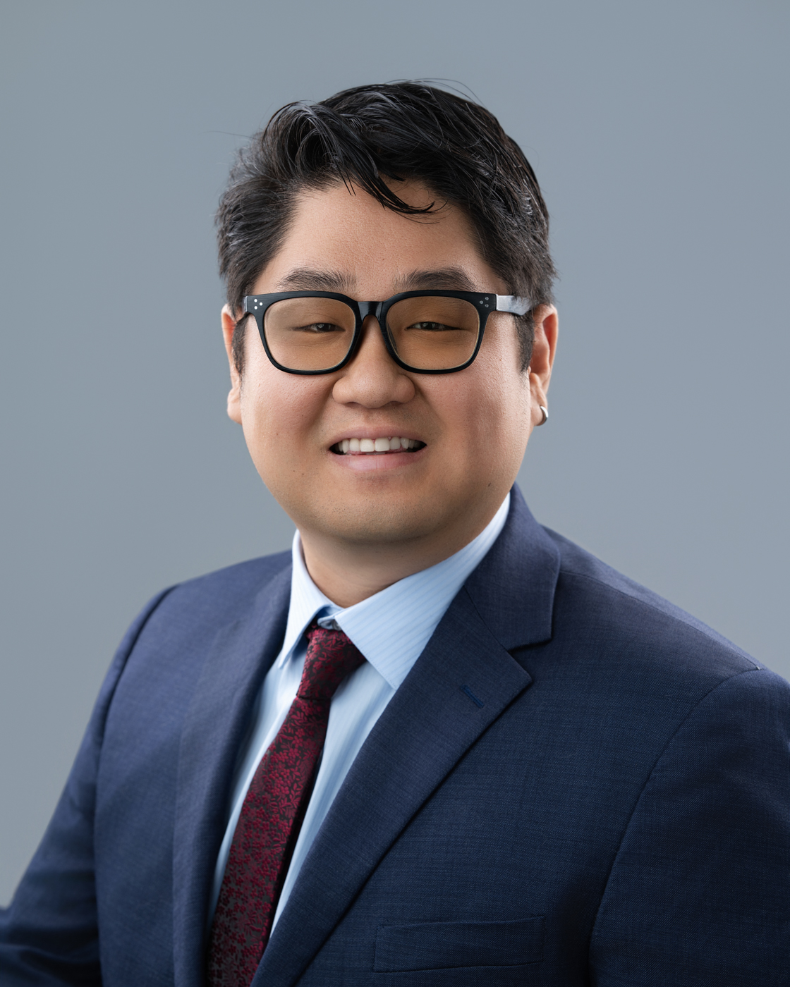 Professional headshots of a medical student in San Antonio